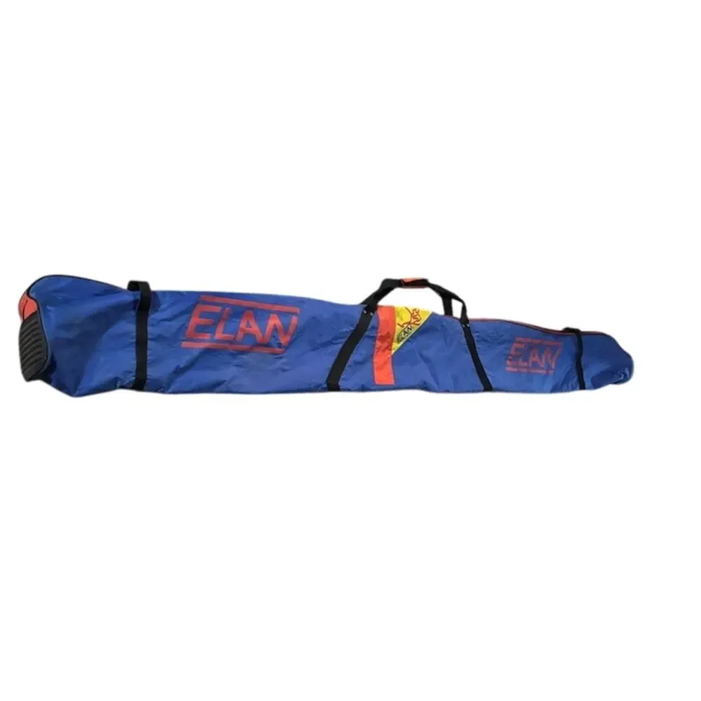 Vintage Elan Downhill Ski Bag Multicolored 80s 90s 86 inch Rare Retro Mountain